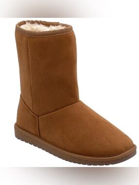 Northside Women's Brown Cozy Faux-Fur Mid-Calf Boot